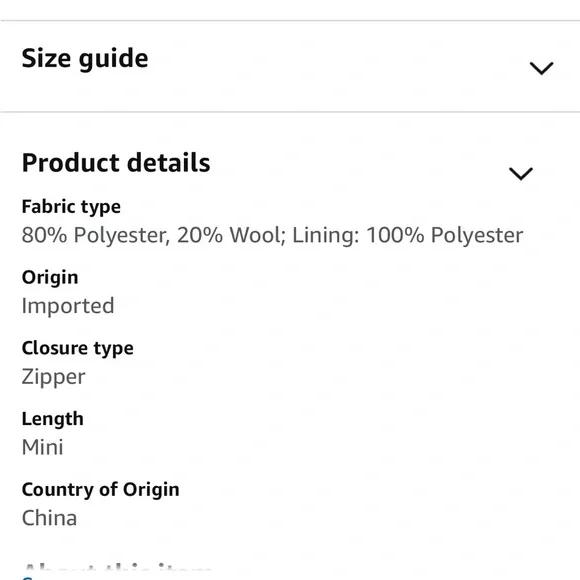 Green Plaid Wool Mini Skirt - Picture 4 of 6